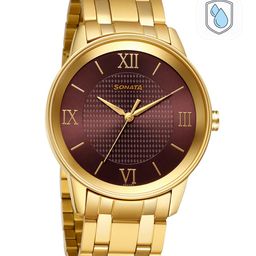 Sonata Utsav Men Purple Analogue Watch 7133YM03-image-14