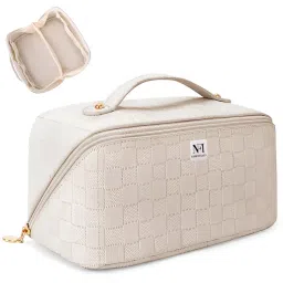 NFI Essentials Travel Organizer Makeup Pouch - Beige (L)-picture-33