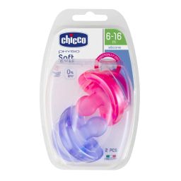 Chicco Soother Physio Soft Girl Sil 6-16M-picture-45
