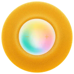 Apple HomePod Mini With Built-in Siri Smart Wi-Fi Speaker (360-Degree Audio, Yellow) image 4