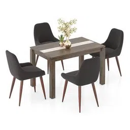 urban ladder Atlas Crest Solid Wood 4 Seater Dining Set in-picture-6