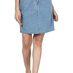 PepTrendsWomen's Above Knee-Length Denim Skirt-image-11