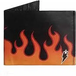 supervek SupervekLit Flames Fire Paper Slim Wallet for Men| Anime Tattoo Art Streetwear Stitched Tyvek Bifold Mens Wallet | Mighty Credit Card Holder Purse | Wallets Gifts for Him Boys Gents - RFID Blocking-picture-27
