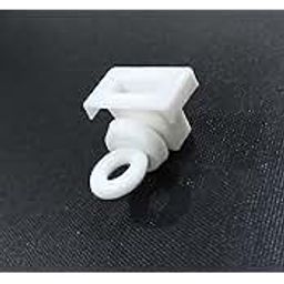FAPBADRI Heavy End Cap/Lock for C Channel/Curtain Track - Colour: White - Material: Plastic - 10 Pieces-image-80