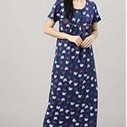 kryptic KRYPTICWomens Printed Pure Cotton Maxi Nightdress-picture-12