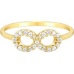 GIVA925 Silver Infinite Ring 18k Gold Plated Rose Gold Mangalsutra Earrings | Gifts for Women & Girls-image-18