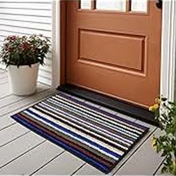 BSB HOME Kingstone Soft Microfiber Tufted Antiskid Doormat for Room | Office | Entrance | Multicolor-24