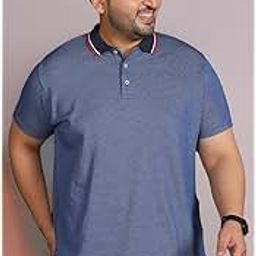 BigbananaPlus Size Men's Regular Fit Jacquard Polo Tshirt-image-52
