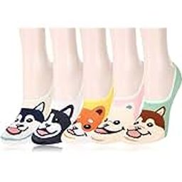 CHACKOGirl's and Boy's 6-10 Years Kids Cotton Socks Low Cut Multi Design No-show Multicolor Free Size (5 Pair)-image-11