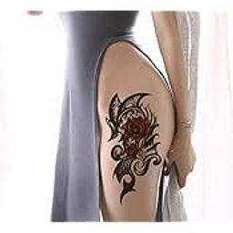 The Canvas Arts3D Waterproof Temporary Thighs Tattoo for Men and Women, 21 x 15 cm-42