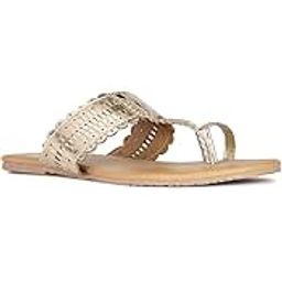 Batawomens Metallic Tr Beige Slipper - 7 UK (5718831)-image-22