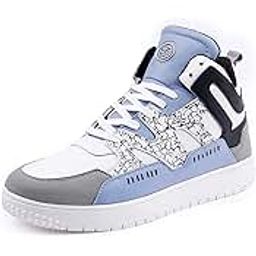 Bacca BucciJolly Men's Fashion Mid-Top Sneakers/Street Wear with Flat Rubber Outsole for Swag, Travel, Parties, Dancing, Dating, Streets & Fun-image-45
