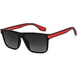 VINCENT CHASE EYEWEARVincent Chase By Lenskart | Matte Black Red Full Rim Square Branded Latest and Stylish Sunglasses | 100% UV Protected | Men & Women | Large | VC S14457-image-11