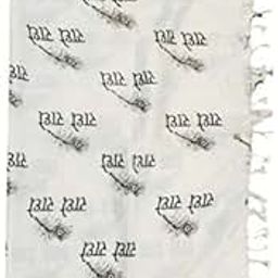 KHADI VASTRALAYAKhadi Radhe Radhe Printed Stole (Scarf) for Men and Women ||Traditional Cotton Blend Stole Shawl Scarves Beautiful Radhe Radhe Print for Men & women-14