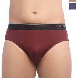 FRENCHIE Pack Of 3 Assorted Pure Cotton Briefs REGAL_1000_PO3_S-image-64