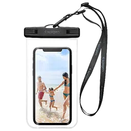 spigen TPU Full Cover Case For Universal Mobiles (IPX8 Certified Waterproof, Crystal Clear)-picture-46