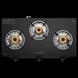 BLOWHOT Ruby Toughened Glass Top 3 Burner Manual Gas Stove (ISI Certified, Black)-picture-19