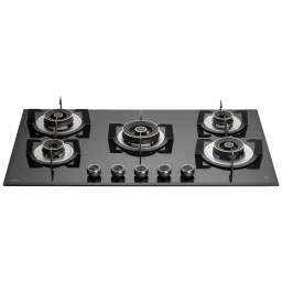 KAFF ALN 865 Glass Top 5 Burner Automatic Hob (Matt Enameled Pan Support, Black)-picture-33