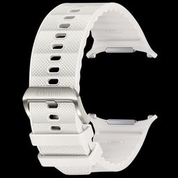 SAMSUNG ET-SBL70MWEGIN HNBR, Nylon, Titanium, SUS Peak Form Band for Galaxy Watch Ultra (Lugless Design, White Sand)-4