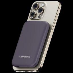 ambrane Aerosync PB 5S 5000 mAh 20W Fast Charging Power Bank (1 Type C & USB-A Ports, Five LED Indicators, Purple)-10