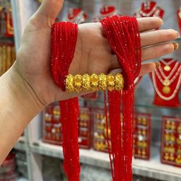 Gorkhastyle Women Red Necklace and Chains-image-5