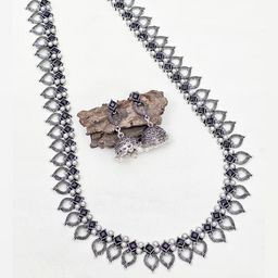 Oxy Jewels Gold-Plated Brass Jewellery Set-image-23