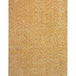 Saral Home Gold-Toned Abstract Textured Anti-Skid Microfiber Shaggy Carpet-97