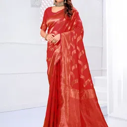 SAADHVI Woven Design Zari Kanjeevaram Saree-picture-25