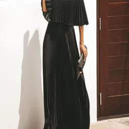 bebe Off-Shoulder Maxi Dress-image-98