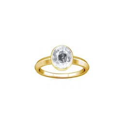 GenZcomplex White Brass Zircon Finger Ring-image-57