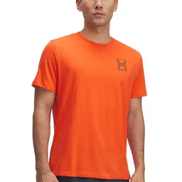 UNDER ARMOUR Rum 96 Brand Logo Printed Round Neck Short Sleeve Casual T-Shirt-image-96