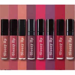 TILKOR Set Of 8 Mini Smudge Proof Matte Liquid Lipstick - 6 ml Each Nude Red - 3-14