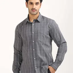 Indian Terrain Men Classic Slim Fit Checked Casual Shirt-picture-41