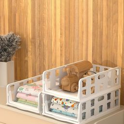 Kuber Industries White Set of 3 Regular Drawer Organiser Organisers-46