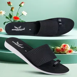 BERSACHE Women Open Toe One Toe Flats-image-87