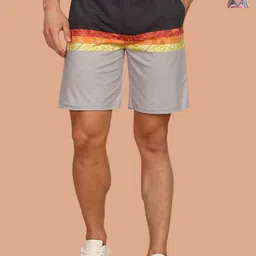 BULLMER Men Pack of 2 Abstract Printed Regular Fit Shorts-picture-26