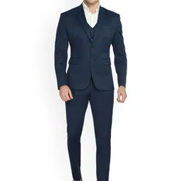 FIVEFEB Notched Lapel Collar Single-Breasted3-PcsSuit-picture-36