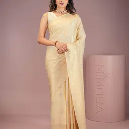 MIMOSA Woven Design Zari Kasavu Saree-picture-31