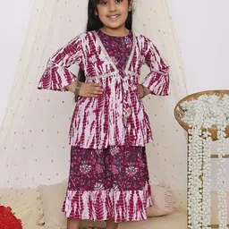 KID1 Ethnic Motifs Print Flared Sleeve Maxi Dress-image-31