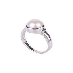 GenZcomplex Silver-Plated Brass Pearls Finger Ring-image-81