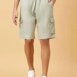 Kotty Men Low-Rise Regular Fit Cargo Shorts-image-54