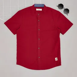 Pantaloons Junior Boys Opaque Casual Shirt-35