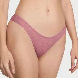 Victoria's Secret Butterfly Lace Open-Back Brazilian Low-Rise Bikini Brief 112647524S-picture-57