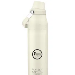 Classic Essentials White Single Stainless Steel Solid Double Wall Vacuum Water Bottle-image-85