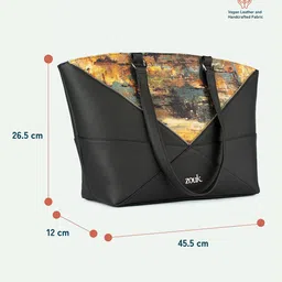 ZOUK Women Abstract Printed Structured Shoulder Bag image 5