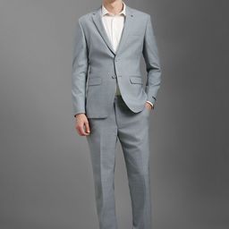Louis Philippe Slim-Fit Single-Breasted Two Piece Suit-image-36