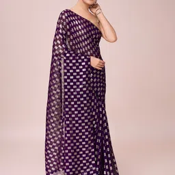 CLEMIRA Embellished Pure Georgette Saree-picture-20