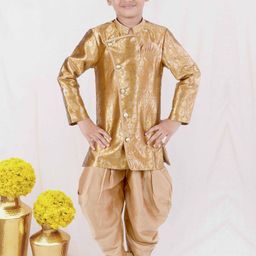 Pehanaava Boys Printed Long Sleeve Sherwani-image-2