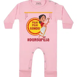 Arvesa My First Navratri Printed Bodysuit-image-2
