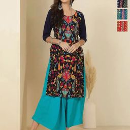 Anouk Rustic Selection Of 4 Ethnic Motifs Printed Straight Kurtas-image-65